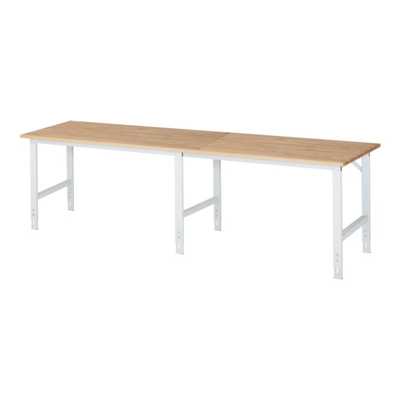 Rau Arbeitstisch Tom höhenverstellbar, B3000xT800xH760-1080mm, B-Platte-25mm