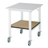 Rau Fahrbarer Arbeitstisch (HV) Tom KM-01, B750xT1000xH910-1230mm, M-Platte-22mm