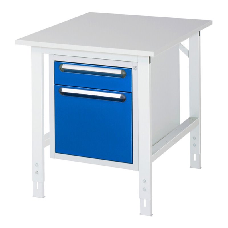 Rau Arbeitstisch Tom höhenverstellbar KM05, B750xT1000xH760-1080mm, M-Platte-22mm