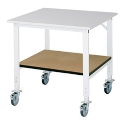 Rau Fahrbarer Arbeitstisch (HV) Tom KM-01, B1000xT1000xH910-1230mm, M-Platte-22mm