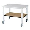 Rau Fahrbarer Arbeitstisch (HV) Tom KM-01, B1250xT1000xH910-1230mm, M-Platte-22mm
