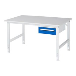 Rau Arbeitstisch Tom höhenverstellbar KM02, B1500xT1000xH760-1080mm, M-Platte-22mm