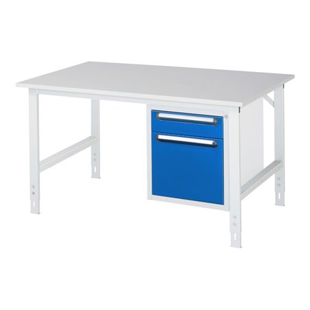 Rau Arbeitstisch Tom höhenverstellbar KM05, B1500xT1000xH760-1080mm, M-Platte-22mm