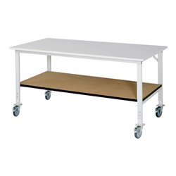 Rau Fahrbarer Arbeitstisch (HV) Tom KM-01, B2000xT1000xH910-1230mm, M-Platte-22mm