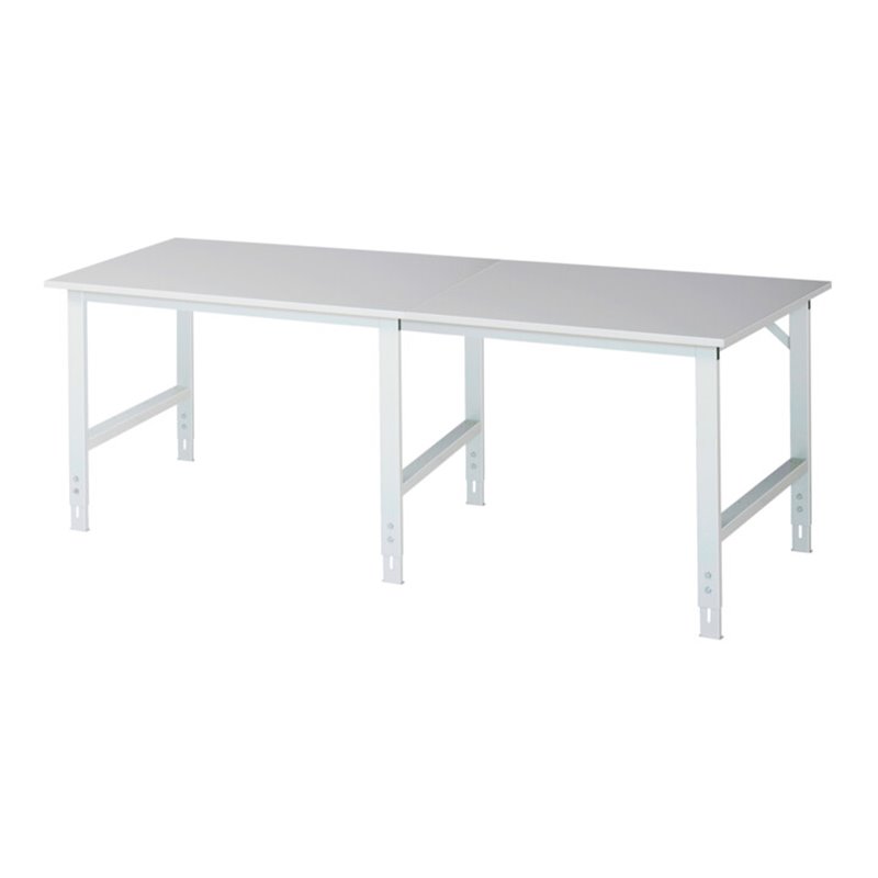 Rau Arbeitstisch Tom höhenverstellbar, B2500xT1000xH760-1080mm, M-Platte-22mm