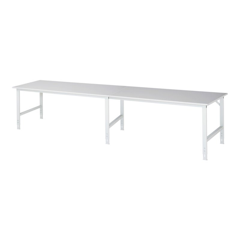 Rau Arbeitstisch Tom höhenverstellbar, B4000xT1000xH760-1080mm, M-Platte-22mm