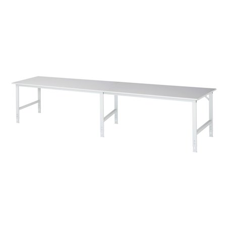 Rau Arbeitstisch Tom höhenverstellbar, B4000xT1000xH760-1080mm, M-Platte-22mm