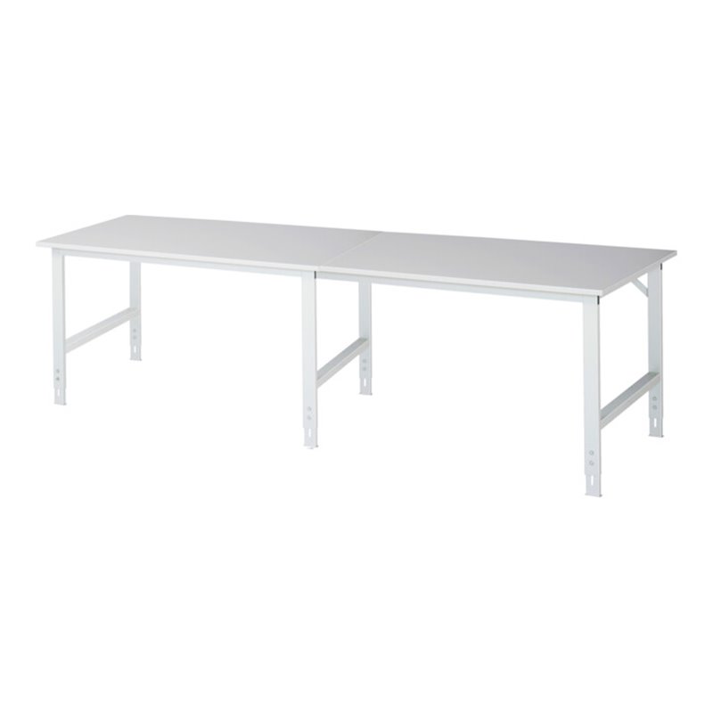 Rau Arbeitstisch Tom höhenverstellbar, B3000xT1000xH760-1080mm, M-Platte-22mm