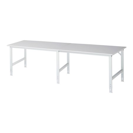 Rau Arbeitstisch Tom höhenverstellbar, B3000xT1000xH760-1080mm, M-Platte-22mm