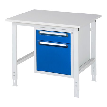 Rau Arbeitstisch Tom höhenverstellbar KM05, B1000xT800xH760-1080mm, M-Platte-22mm