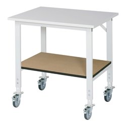 Rau Fahrbarer Arbeitstisch (HV) Tom KM-01, B1000xT800xH910-1230mm, M-Platte-22mm