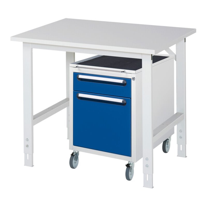 Rau Arbeitstisch Tom höhenverstellbar KM08, B1000xT800xH760-1080mm, M-Platte-22mm