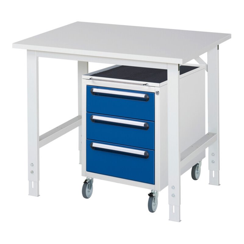 Rau Arbeitstisch Tom höhenverstellbar KM09, B1000xT800xH760-1080mm, M-Platte-22mm