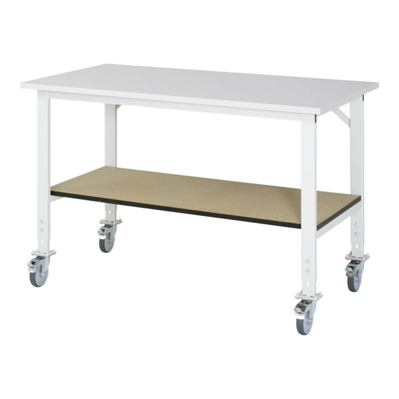 Rau Fahrbarer Arbeitstisch (HV) Tom KM-01, B1500xT800xH910-1230mm, M-Platte-22mm