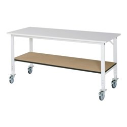 Rau Fahrbarer Arbeitstisch (HV) Tom KM-01, B2000xT800xH910-1230mm, M-Platte-22mm