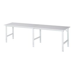 Rau Arbeitstisch Tom höhenverstellbar, B3000xT800xH760-1080mm, M-Platte-22mm