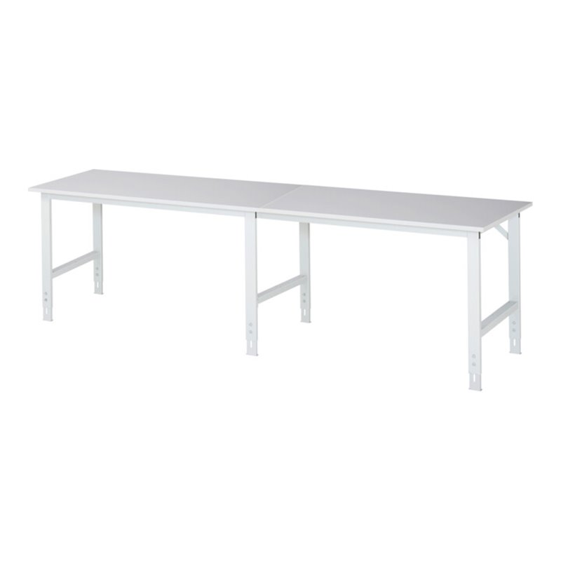 Rau Arbeitstisch Tom höhenverstellbar, B3000xT800xH760-1080mm, M-Platte-22mm