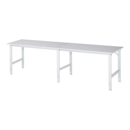 Rau Arbeitstisch Tom höhenverstellbar, B3000xT800xH760-1080mm, M-Platte-22mm