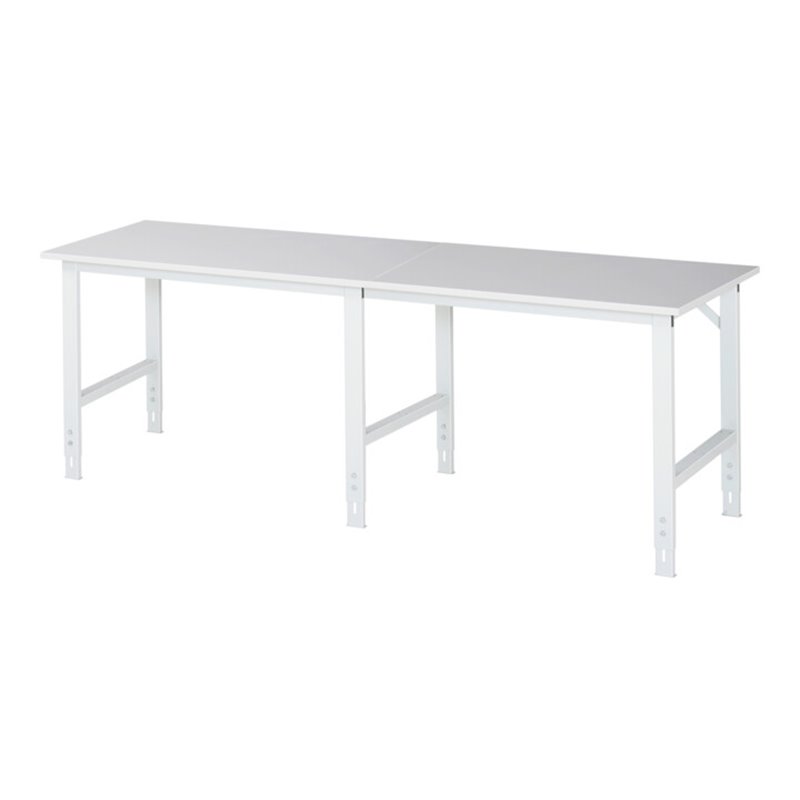 Rau Arbeitstisch Tom höhenverstellbar, B2500xT800xH760-1080mm, M-Platte-22mm