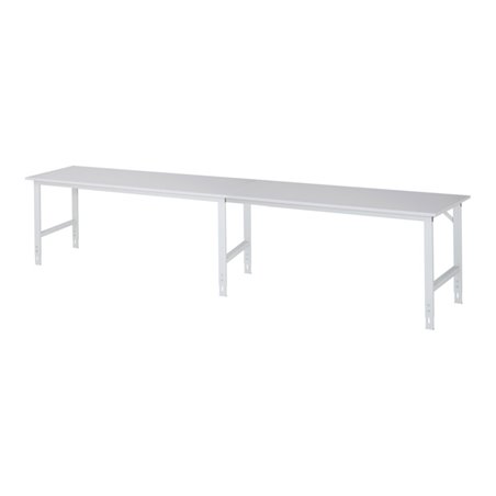 Rau Arbeitstisch Tom höhenverstellbar, B4000xT800xH760-1080mm, M-Platte-22mm