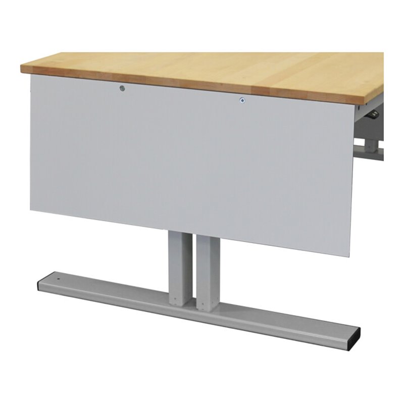 Rau Scherblende, für Arbeitsplatztiefe 800mm