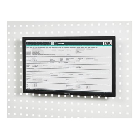 Rau Flachbildschirmhalter zur Montage an Lochplatte