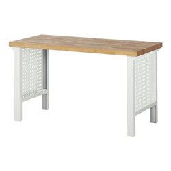 Rau Seiten-Lochwand für Werkbankfuß 7000, H617mm, für Fußtiefe 650mm, RAL7035