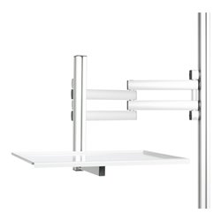 Rau Schwenkarm mit 3 Gelenke, Reichweite 540 mm inklusive Tablar