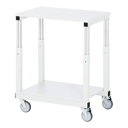 Rau Tischwagen Serie E, B700xT500xH650-1000mm, Hartlaminat-Platte 30mm