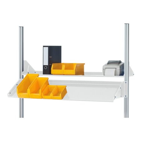 Rau Metallablage neigbar EE, B2000(1925)xT300xH160mm, RAL7035