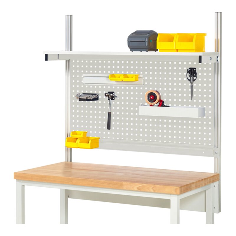 Rau System-Aufbau Komplettset 01, für Produktbreite 1250 mm, RAL7035/RAL7035