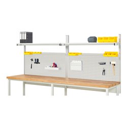 Rau System-Aufbau Komplettset 01, für Produktbreite 3000 mm, RAL7035/RAL7035