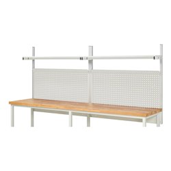 Rau System-Aufbau Komplettset 01, für Produktbreite 3000 mm, RAL7035/RAL7035