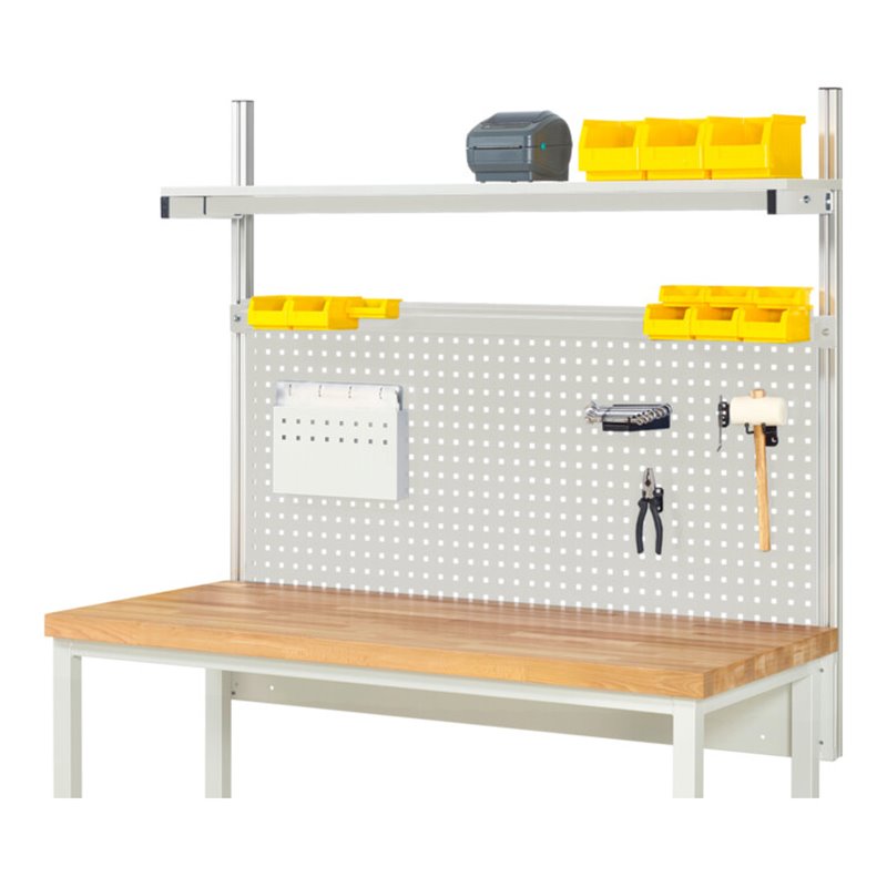 Rau System-Aufbau Komplettset 01, für Produktbreite 1500 mm, RAL7035/RAL7035