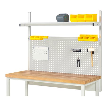 Rau System-Aufbau Komplettset 01, für Produktbreite 1500 mm, RAL7035/RAL7035