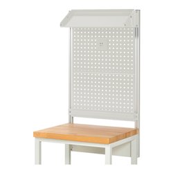 Rau System-Aufbau Komplettset 02, für Produktbreite 750 mm, RAL7035/RAL7035