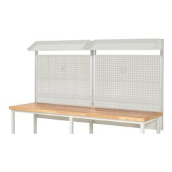 Rau System-Aufbau Komplettset 02, für Produktbreite 2500 mm, RAL7035/RAL7035