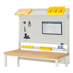 Rau System-Aufbau Komplettset 02, für Produktbreite 1500 mm, RAL7035/RAL7035