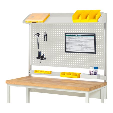 Rau System-Aufbau Komplettset 02, für Produktbreite 1500 mm, RAL7035/RAL7035