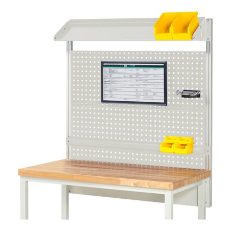 Rau System-Aufbau Komplettset 02, für Produktbreite 1250 mm, RAL7035/RAL7035