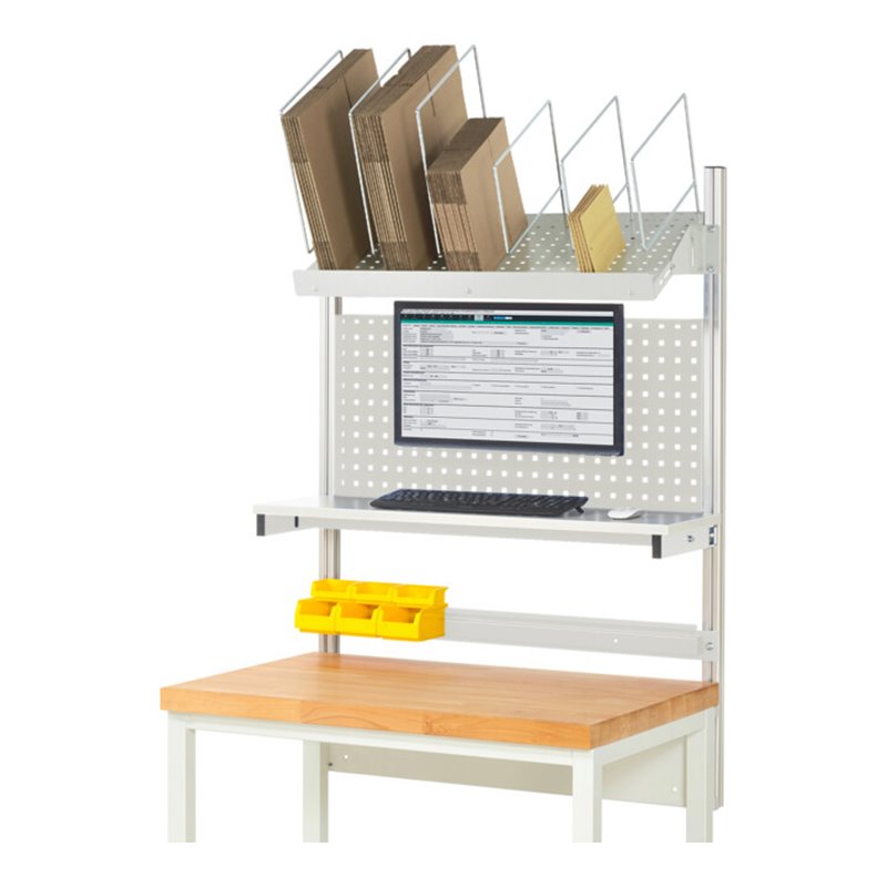 Rau System-Aufbau Komplettset 03, für Produktbreite 1000 mm, RAL7035/RAL7035