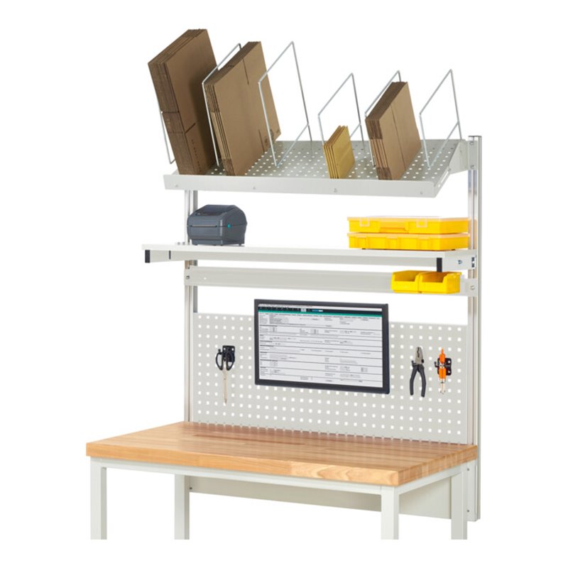 Rau System-Aufbau Komplettset 03, für Produktbreite 1250 mm, RAL7035/RAL7035