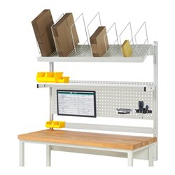 Rau System-Aufbau Komplettset 03, für Produktbreite 1500 mm, RAL7035/RAL7035