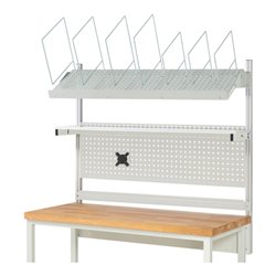 Rau System-Aufbau Komplettset 03, für Produktbreite 1500 mm, RAL7035/RAL7035