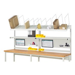 Rau System-Aufbau Komplettset 03, für Produktbreite 3000 mm, RAL7035/RAL7035