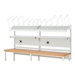 Rau System-Aufbau Komplettset 03, für Produktbreite 3000 mm, RAL7035/RAL7035