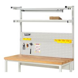 Rau System-Aufbau Komplettset 04, für Produktbreite 1500 mm, RAL7035/RAL7035