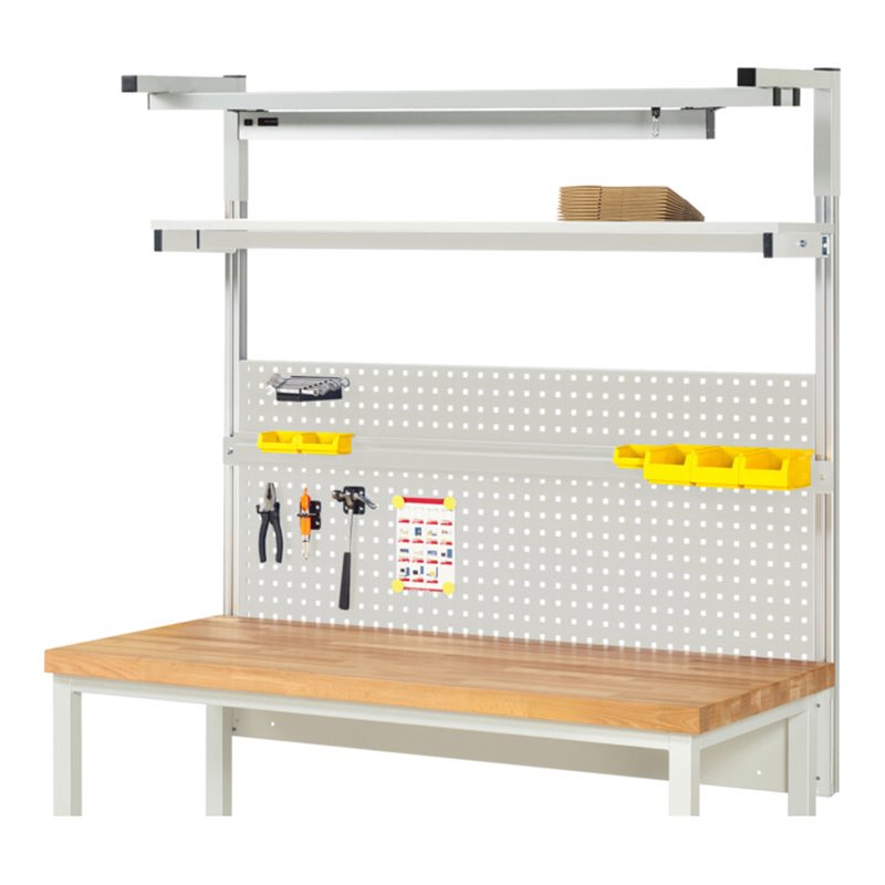 Rau System-Aufbau Komplettset 04, für Produktbreite 1500 mm, RAL7035/RAL7035