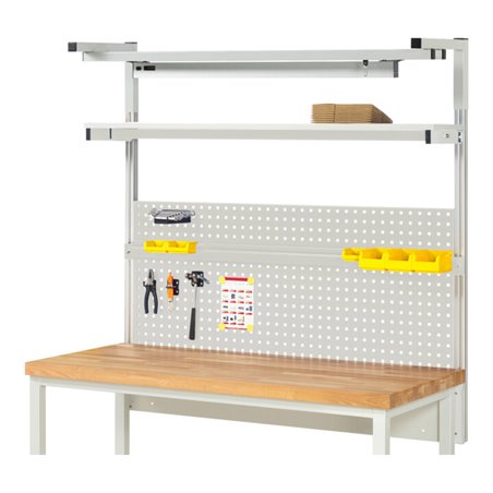 Rau System-Aufbau Komplettset 04, für Produktbreite 1500 mm, RAL7035/RAL7035