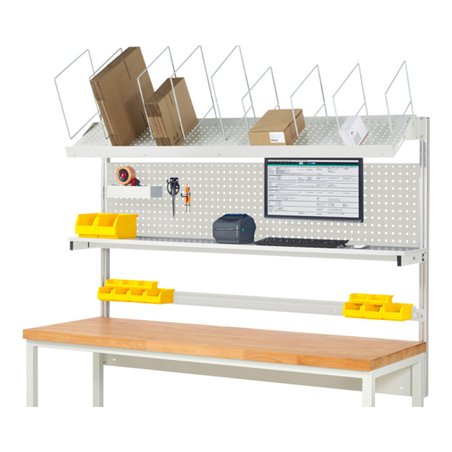 Rau System-Aufbau Komplettset 03, für Produktbreite 2000 mm, RAL7035/RAL7035